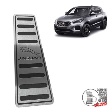 Imagem de Descanso De Pé Aço Inox Jaguar E-Pace 2018 A 2020 Preto