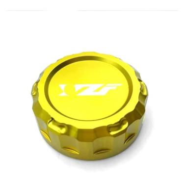 Imagem de Acessórios para motocicletas CNC tampa do reservatório de fluido de freio traseiro compatível com Y&AMAHA YZF R125 R7 R6 R1 R3 YZF-R125 YZF-R7 YZF-R3 (dourado)