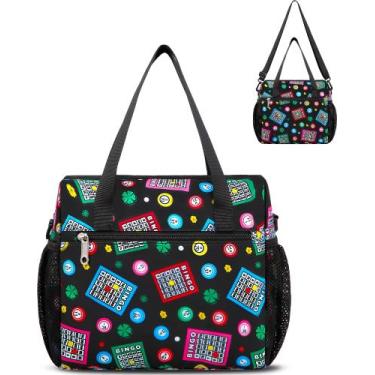 Imagem de Bolsa de bingo FOKDUVB Bolsa de bingo para Daubers Dabbers Dobbers Dot