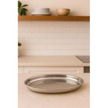 Imagem de Travessa Clássica Inox 30 x 24 x 3cm Ravinox