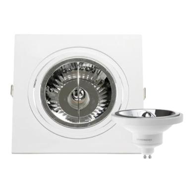 Imagem de SAVE ENERGY - Embutido Quadrado Ar111 + Lâmpada Led 12w 4000k 24° Save Energy