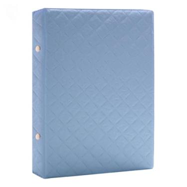 Imagem de ALBUM DE FOTO 15X21 DIFERENTE TRANÇADO MODERNO JOVEM (40,MANTA-AZUL-BEBÊ)