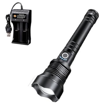 Imagem de Lanterna Potente Tática Camping Lâmpada De Iluminação De Longa Altitude(P90+‌Carregador USB)