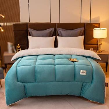 Imagem de Cobertor de cobertura de pele, semi-duplo, colorido, cobertor macio, sono profundo, fofo, confortável para primavera e inverno, edredom, todas as estações, cobertor infantil (cor 3, 200 * 230*E)