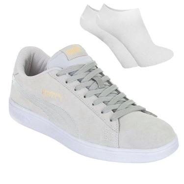 Imagem de Kit Tênis Puma Smash V2 BDP Unissex + Par De Meia