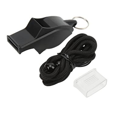 Imagem de Phefop Apito de árbitro de Futebol de Basquete Profissional, Apito de Basquete ABS de Esportes de Competição Portátil, Material ABS, Com Cordão para Competições e Esportes