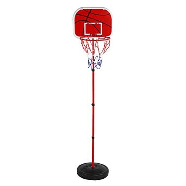Imagem de Alomejor Kit de Basquete Infantil de Ajustável Com Renovação Durável e Argola, Brinquedo Interativo para o Jogo Parentchild, Adequado para Externo Interior