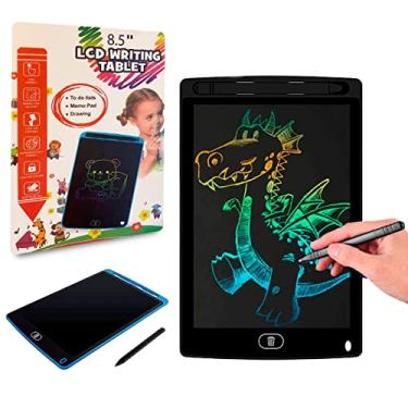 Imagem de Tablet LCD Magica portátil infantil para escrever anotações Desenho de mensagens Escrita em cores 8.5 inch com caneta