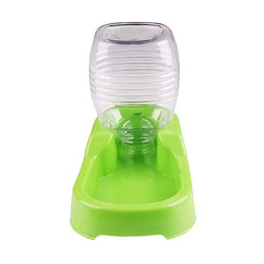 Imagem de POPETPOP Alimentador automático para animais de estimação – bebedouro para cães e gatos – bebedouro criativo para cães pequenos e gatos – 500 ml (verde)
