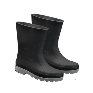 Imagem de Bota Galocha Eva Overtech Vulcabras Preta Levinha Super Leve Frigorifico Laticinios Impermeável Resistente (Preta, Padrão, BR, Adulto, Numérico, 44.5)