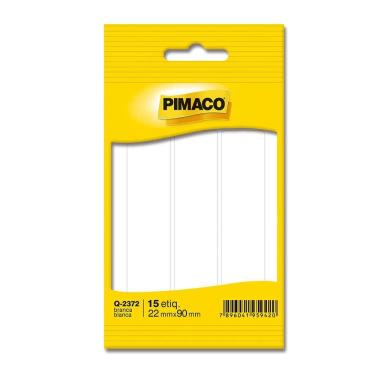 Imagem de Etiqueta adesiva Q-2372 retangular branca - Pimaco