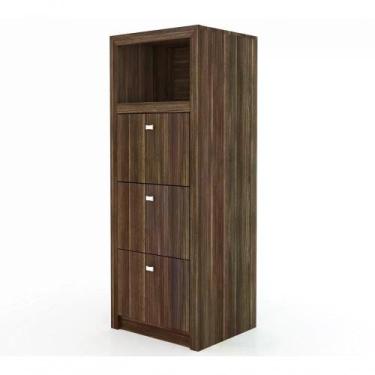 Imagem de Armário Arquivo Para Pasta Suspensa Me4118 Nogal Nogal - TECNO MOBILI