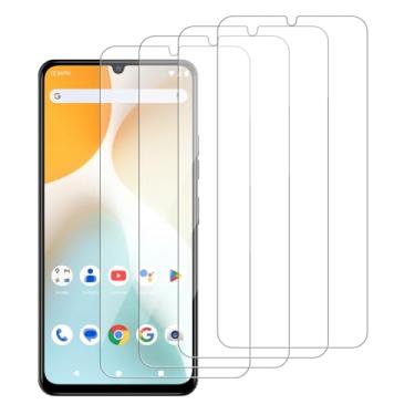 Imagem de iCsapr Pacote com 4 protetores de tela de vidro compatíveis com BLU G44 / G64 / G64L [dureza 9H] - vidro temperado de tela HD, resistente a arranhões, fácil instalação [compatível com capas]