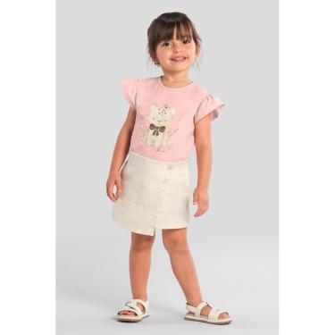 Imagem de Blusa infantil menina de gatinho Mundi