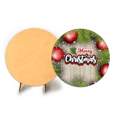 Imagem de Painel C Elastico Sublimado 50cm Natal + Suporte MDF (NAT080)
