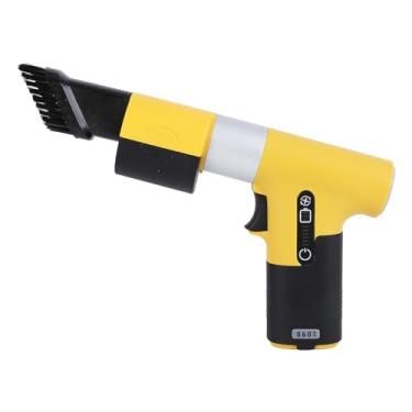 Imagem de Generic Espanador de Jato Elétrico, Ventilador Portátil de Sopro e Sucção, Ventilador de Jato Resistente para Exterior (Amarelo)