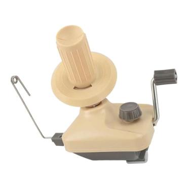 Imagem de Fancyes Enrolador de fios de tricô manual com manivela para artesanato doméstico, fácil de configurar, ferramenta portátil multifuncional e para