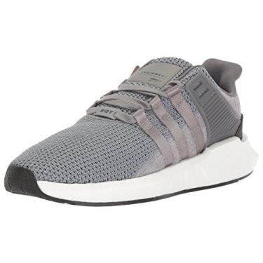 Imagem de adidas Originals Tênis de corrida masculino EQT Support 93/17, Cinza/Branco, 11.5