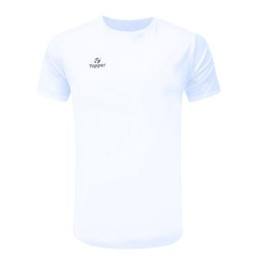 Imagem de Camisa Treino Academia Topper Classic New, Branco, g