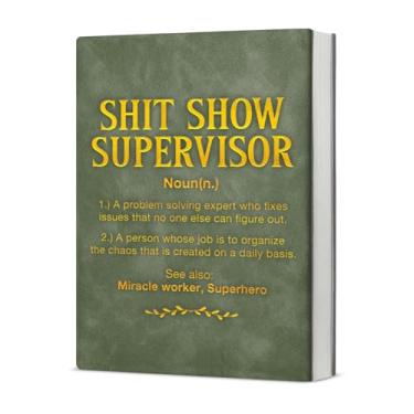Imagem de Thank You Gifts for Supervisor Journal Notebook Engraçado, Presentes de Apreciação para Boss Mentor Leader Manger, Supervisor Caderno de Escrita - Verde