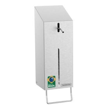Imagem de Dispenser Para Sabão E álcool Gel Tramontina Inox 500 Ml