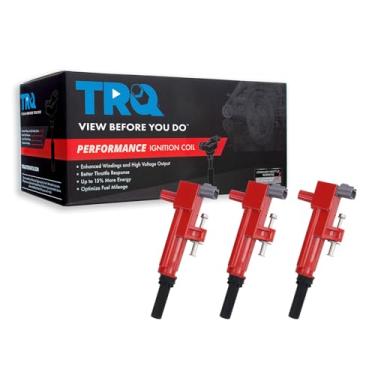 Imagem de TRQ Conjunto de bobinas de ignição compatível com Dodge Dakota 2009-2010 Durango 2009-2011 Nitro Ram 1500 Jeep Commander Grand Cherokee 2009-2012 Liberty Mitsubishi Raider 2011-2012 Ram 1500 2011