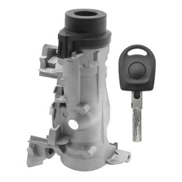 Imagem de Hoypeyfiy 1K0905851B Kit de substituição de cilindro de bloqueio de interruptor de ignição para Seat Leon 2006-2010, substituição para Seat Toledo 2005-2009, substituição para Skoda Superb 2008-2015,