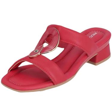 Imagem de Tamanco Feminino Salto Bloco Elegante Conforto Piccadilly