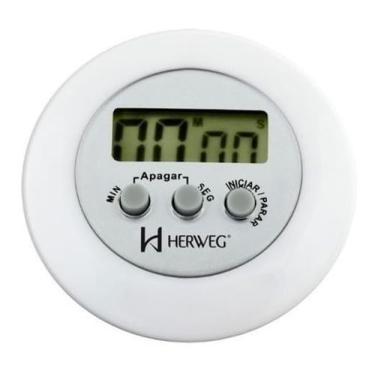 Imagem de Kit 4pçs Timer Digital Cronômetro Regressivo Herweg 3308