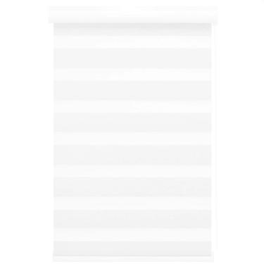 Imagem de Persiana Rolo Duplo Bandô Branca 160 L X 220 A Cortina Zebra