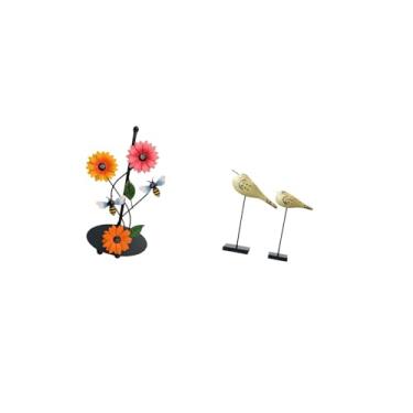 Imagem de Fenteer Porta-papel Toalha de Madeira em Formato de Pássaro, Antiderrapante, Vertical, com Esculturas de Figuras de Animais. Enfeite Moderno para Mesa de Escr