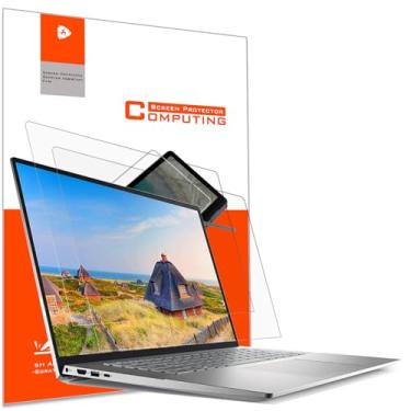Imagem de Pacote com 2 protetores de tela fosco antirreflexo para laptop Dell Inspiron 16/Inspiron 16 Plus/Inspiron 5645 5640 5635 5630 5620 5625 16 polegadas, protetor ocular Inspiron 16 antirreflexo/película
