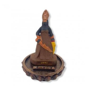 Imagem de Incensário Iansã Marrom 12 Cm 3 Varetas Em Resina - Lua Mística - 100%