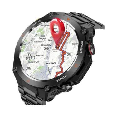 Imagem de Relógio Inteligente Masculino Com GPS E Bluetooth, Monitor De Fitness 