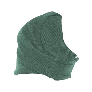 Imagem de Whtkoph Capuz para cães, protetor de cabeça silencioso, mangas ajustáveis ​​para proteção contra ruídos, abafadores de ouvido para cães, proteção contra, Verde