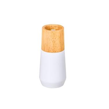 Imagem de Moedor de Sal e Pimenta Tramontina Realce em Madeira de Seringueira de 12,7 cm Branco