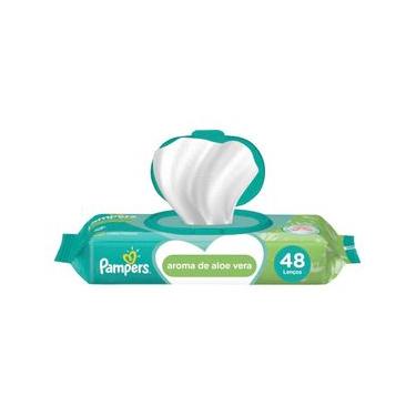 Imagem de Lenços Umedecidos Pampers Aroma de Aloe Vera 48un
