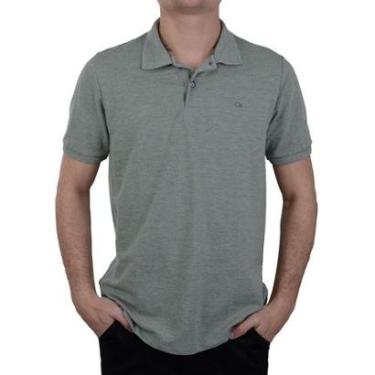 Imagem de Camisa Polo Masculina Ogochi Slim Essencial Verde - 007-Masculino