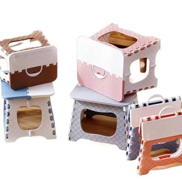 Imagem de Banqueta Banquinho Dobrável Resistente Para Viagem(ALEATORIO,2 UNIDADE)