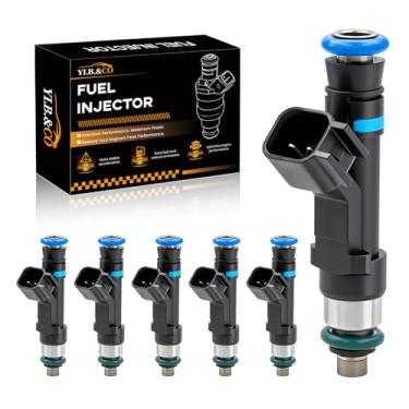 Imagem de Injetores de combustível de 4 furos 0280158119 compatível com Jeep Wrangler Dodge Grand Caravan Chrysler Town Country Volkwagen Routan 3.8L 2007-2010, substitui 4861667AA FJ1029 7B0906031 RL861667AA