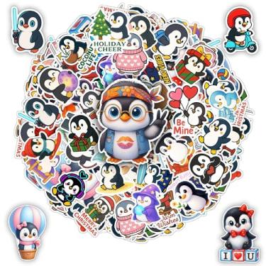 Imagem de BETANAS 100 PCS Penguin Stickers Pack, Funny Cartoon Animal Vinyl Waterproof Decals of Cute Penguins, Fun Gift for Kids Teens Adults Boys Girls Fridge Laptop Water Bottle Scrapbook Car Room Birthday