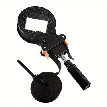 Imagem de Grampos de alça de 90 graus, grampos de fixação de junção direta usados para molduras de quadros, fixação de quadros de obras de arte, suporte de alça de fixação de moldura de marcenaria, braçadeira