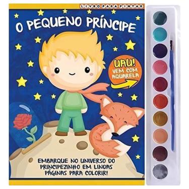 Imagem de Livro - O Pequeno Príncipe Livro para Pintar com Aquarela - On Line
