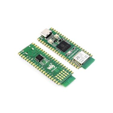 Imagem de Waveshare RP2350 Placa de desenvolvimento de microcontrolador RP2350B-Plus-W, equipada com módulo de rádio Raspberry Pi 2, suporta Wi-Fi e Bluetooth, SRAM de 520 KB integrada e memória flash de 16 MB