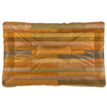 Imagem de CEBUGI Cama para cães de 61 x 45 cm, lavável, respirável, tapete para animais de estimação com fundo antiderrapante de madeira para cães pequenos e médios
