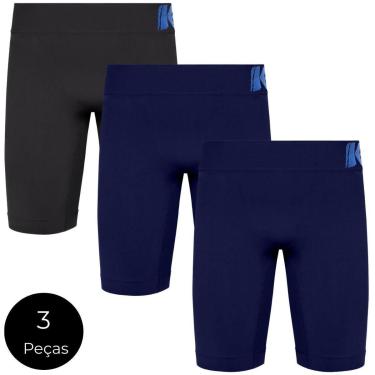 Imagem de Kit 3 Bermudas Térmicas Esportivas Alta Compressão Keeper-Masculino