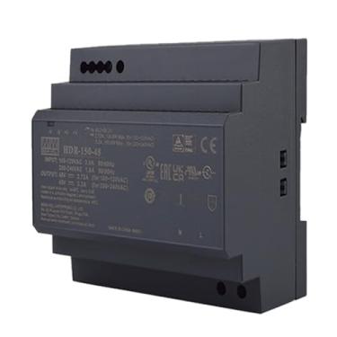 Imagem de Mean Well 150W Fonte De AlimentaçãO Dc VariáVel Para Trilho Din Ultra Fina Step Shape 12v Teste De Bancada Fonte Atx 48V 3.2A (HDR-150-48 48V/3.2A/Ultra Slim Supply)