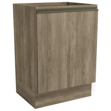 Imagem de Balcão de Cozinha Kappesberg 1 Porta Maxxi, Nogal 60 cm