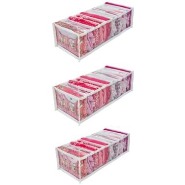 Imagem de Kit Colmeia Organizadora PP - P - M - G | Organizador de Gaveta | Organizador de Guarda Roupas(KIT P - 3-UN)