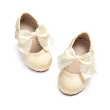 Imagem de Kolan Sapatilhas Mary Jane para meninas pequenas, Kf07-amarelo, 10 Toddler